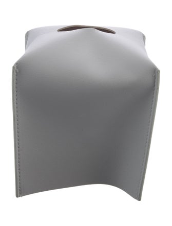 Nicole Sassaman Leather Tissue Box Cover