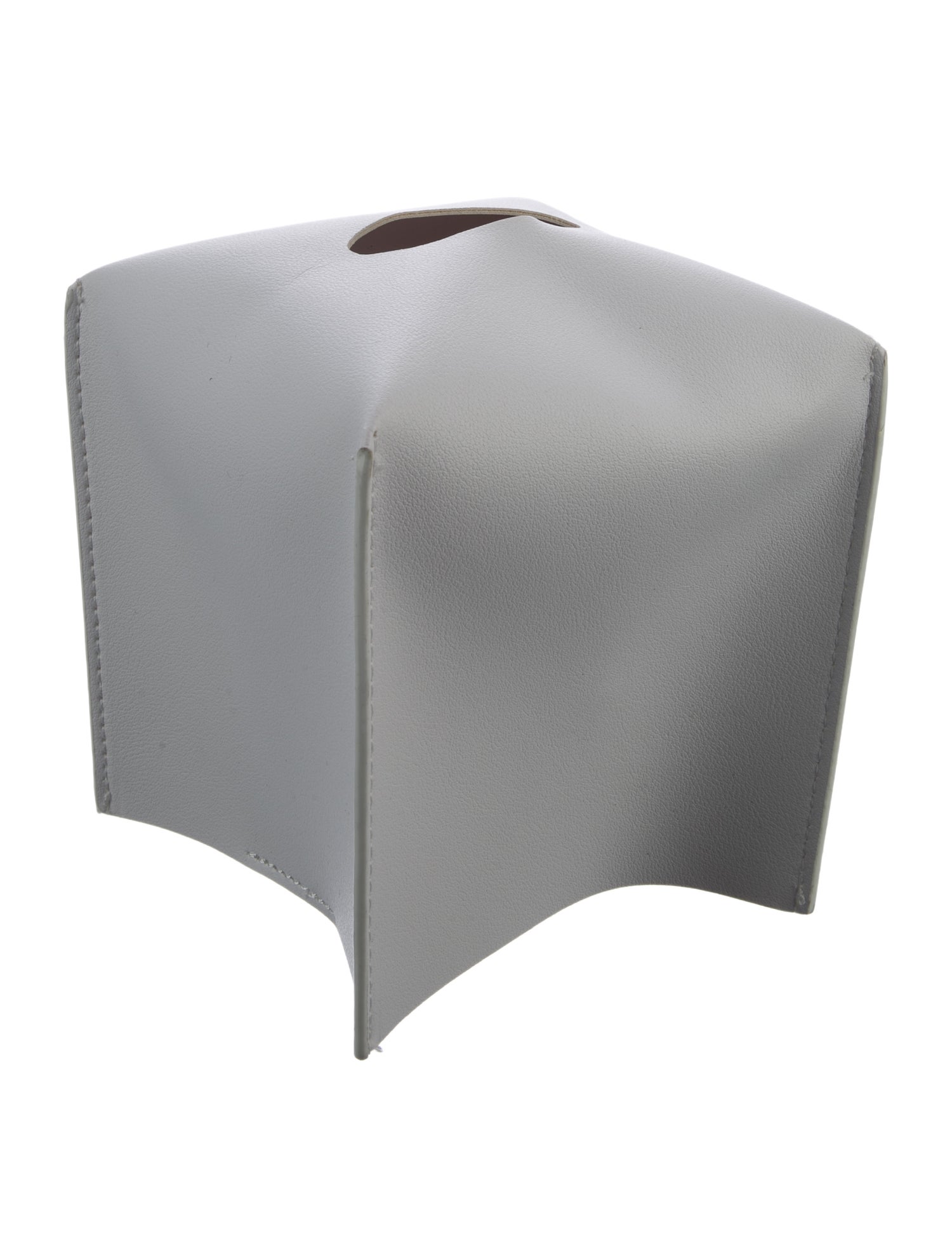 Nicole Sassaman Leather Tissue Box Cover