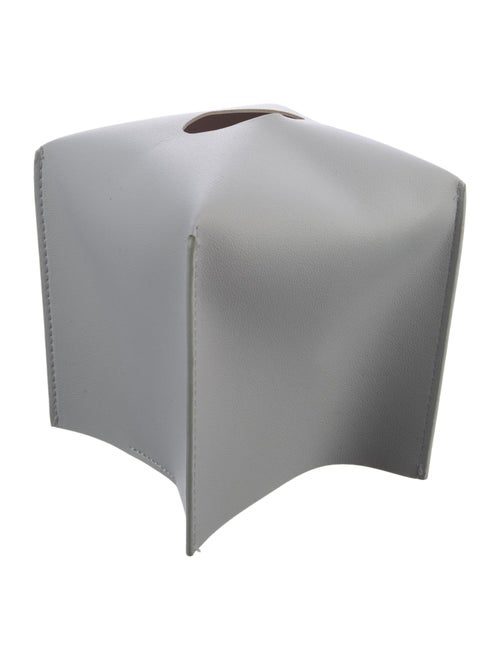Nicole Sassaman Leather Tissue Box Cover