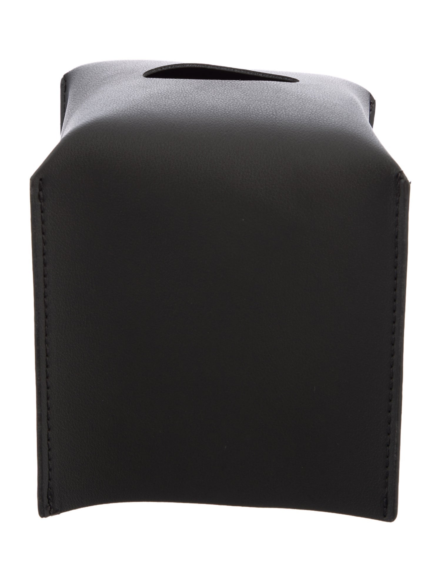 Nicole Sassaman Leather Tissue Box Cover