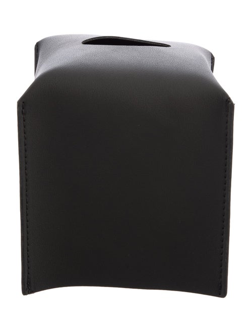 Nicole Sassaman Leather Tissue Box Cover