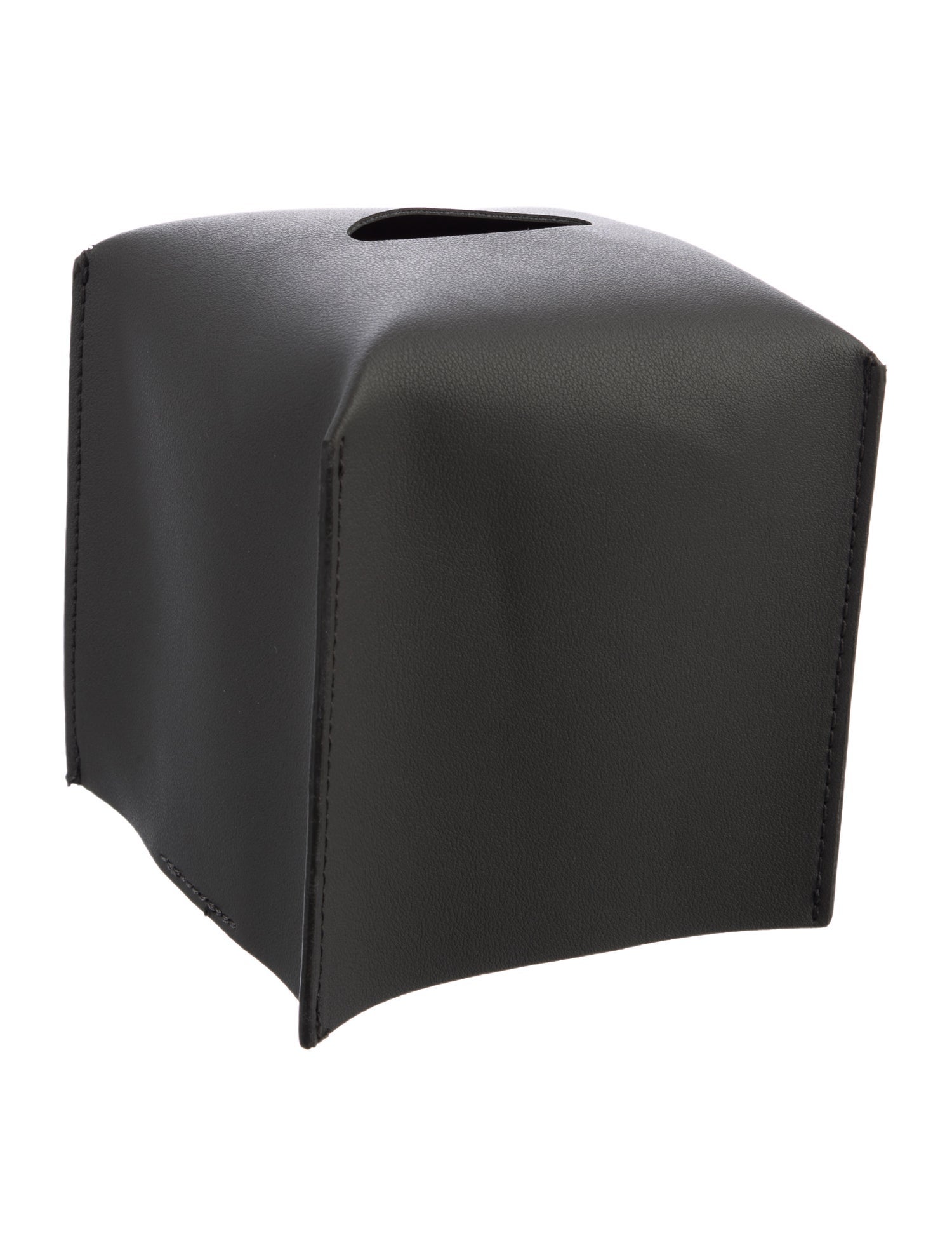 Nicole Sassaman Leather Tissue Box Cover