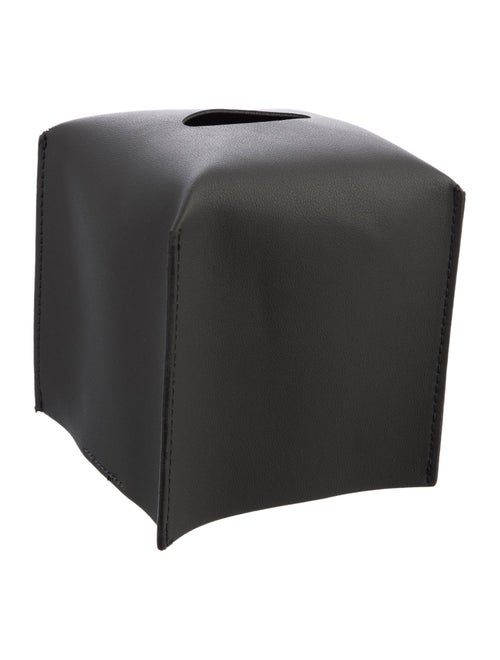 Nicole Sassaman Leather Tissue Box Cover