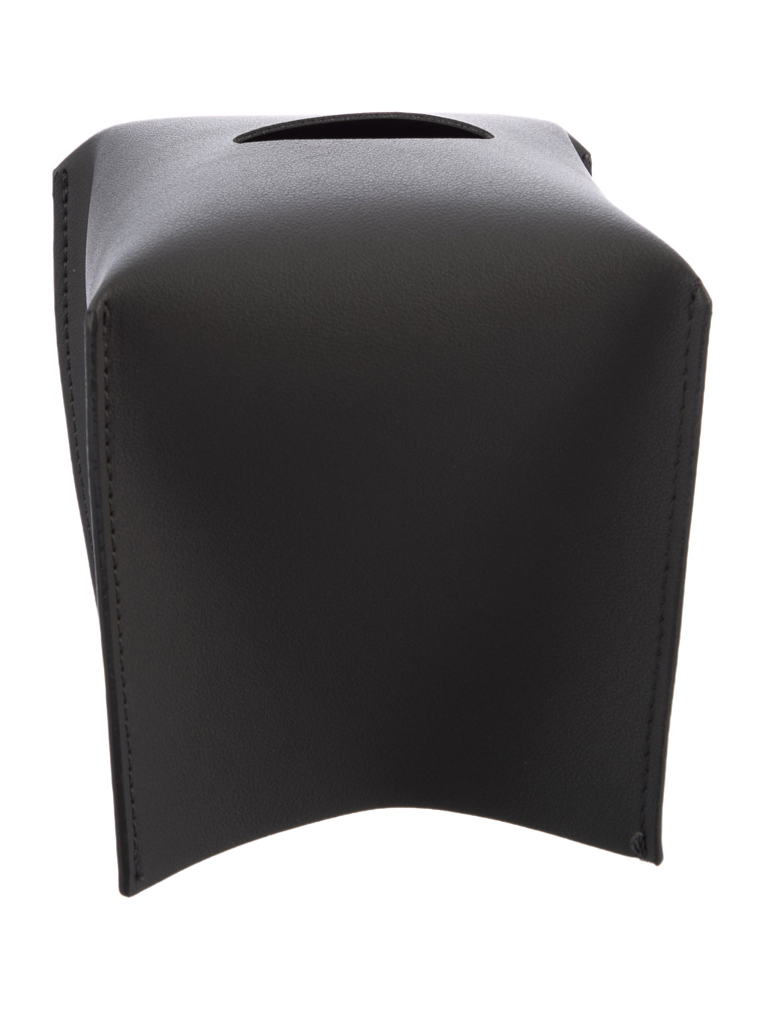 Nicole Sassaman Leather Tissue Box Cover