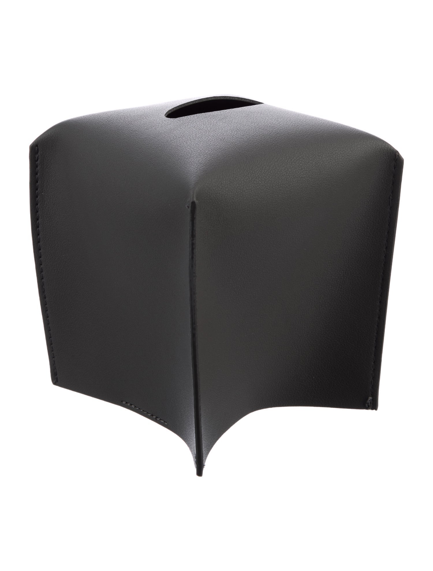 Nicole Sassaman Leather Tissue Box Cover