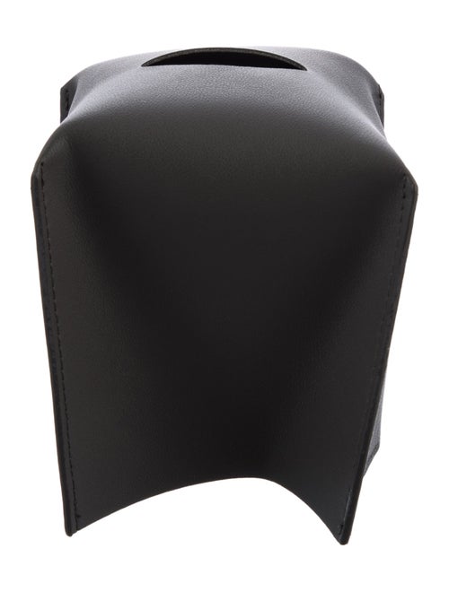 Nicole Sassaman Leather Tissue Box Cover