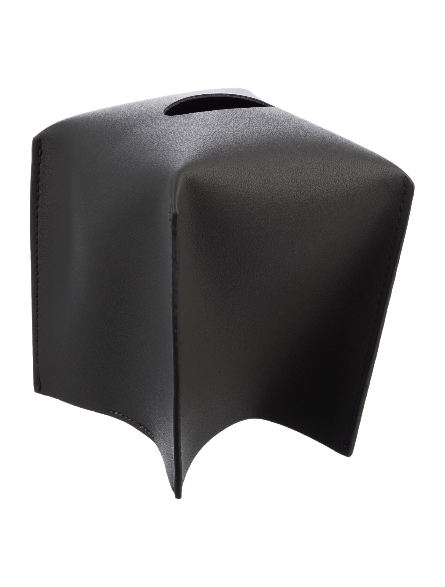 Nicole Sassaman Leather Tissue Box Cover