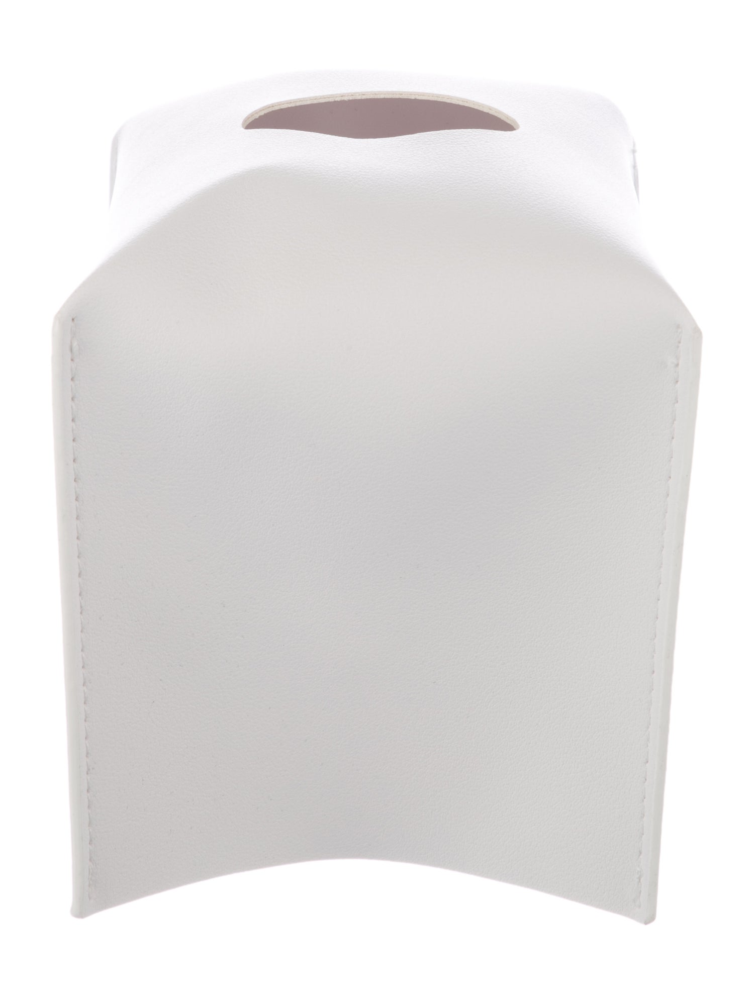 Nicole Sassaman Leather Tissue Box Cover