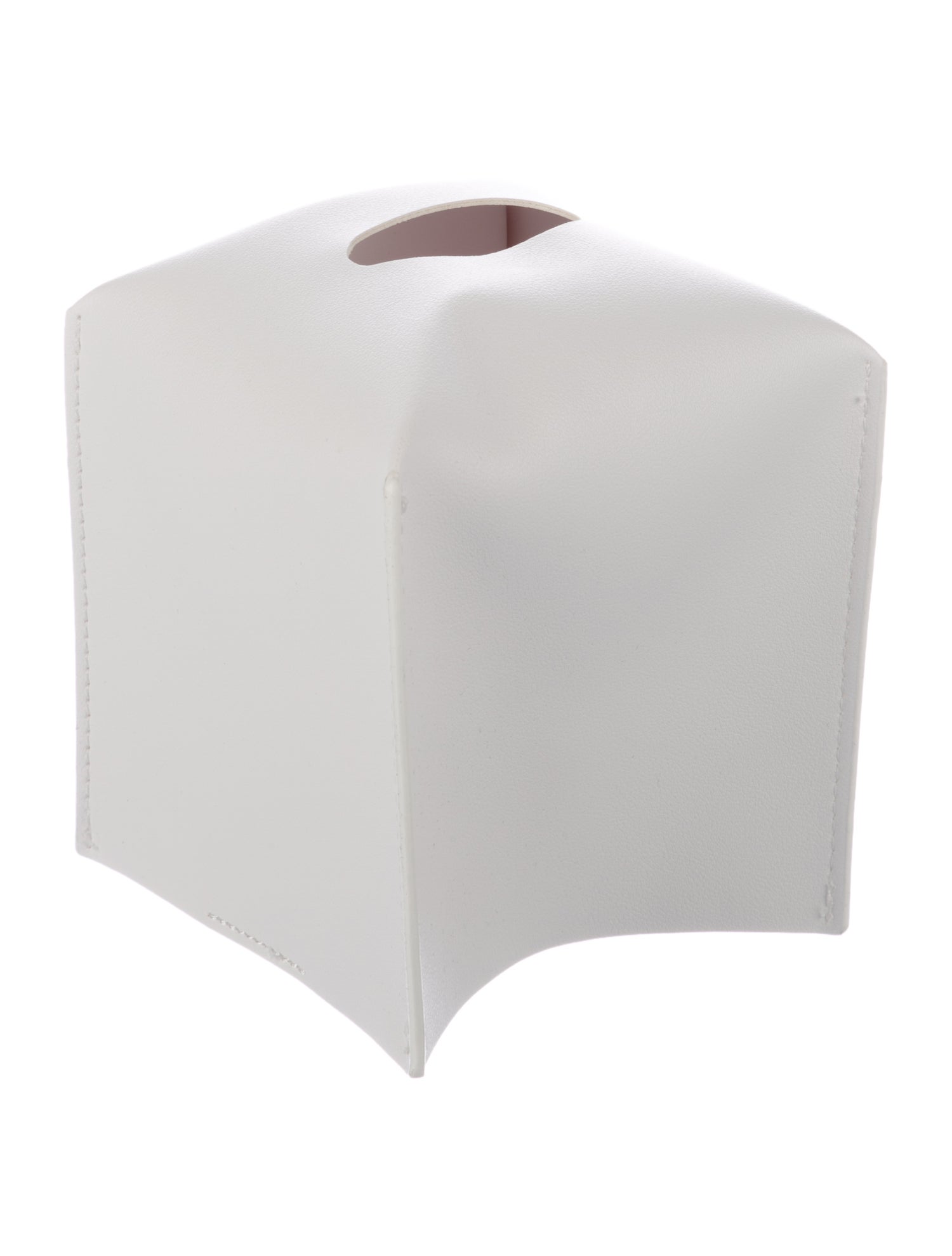 Nicole Sassaman Leather Tissue Box Cover