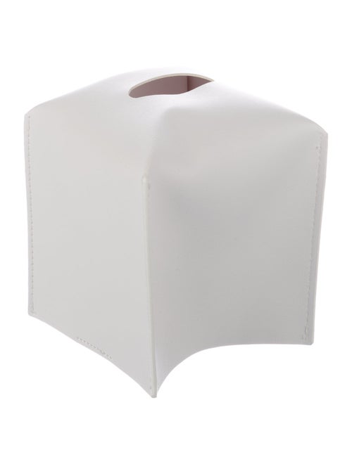 Nicole Sassaman Leather Tissue Box Cover