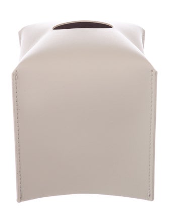 Nicole Sassaman Leather Tissue Box Cover
