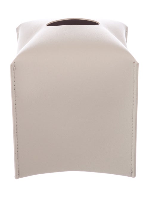 Nicole Sassaman Leather Tissue Box Cover