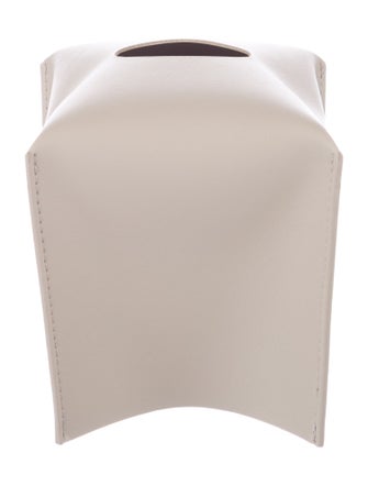 Nicole Sassaman Leather Tissue Box Cover