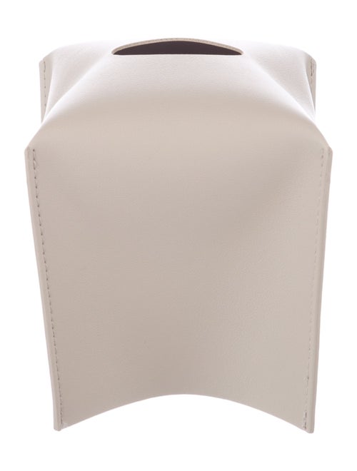 Nicole Sassaman Leather Tissue Box Cover