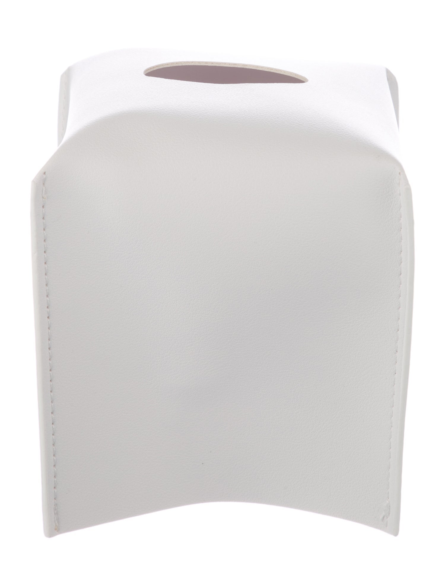 Nicole Sassaman Leather Tissue Box Cover