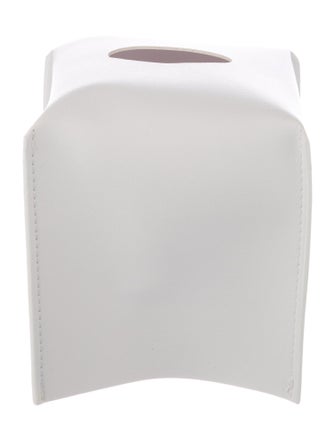 Nicole Sassaman Leather Tissue Box Cover
