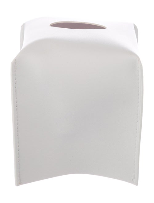 Nicole Sassaman Leather Tissue Box Cover