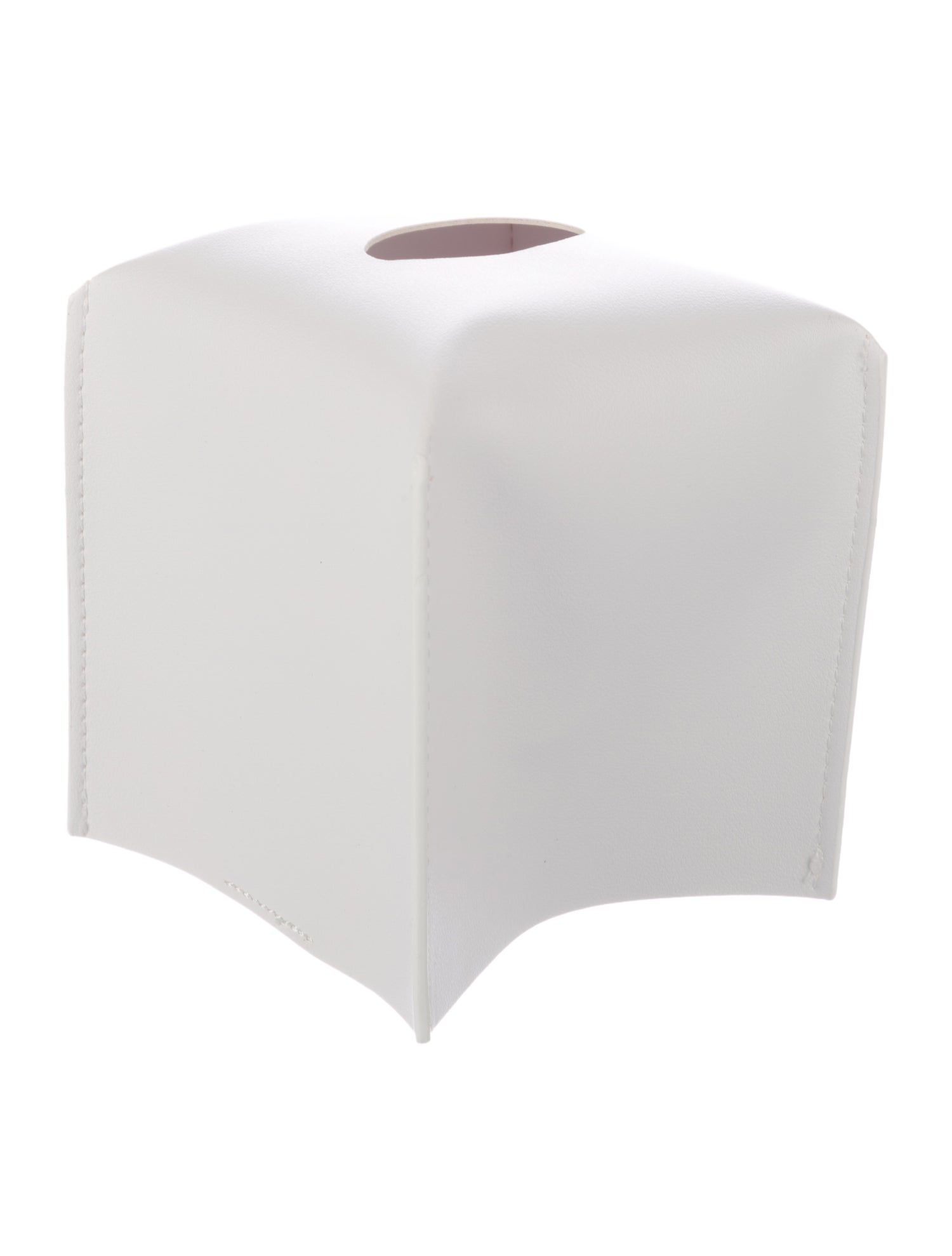 Nicole Sassaman Leather Tissue Box Cover