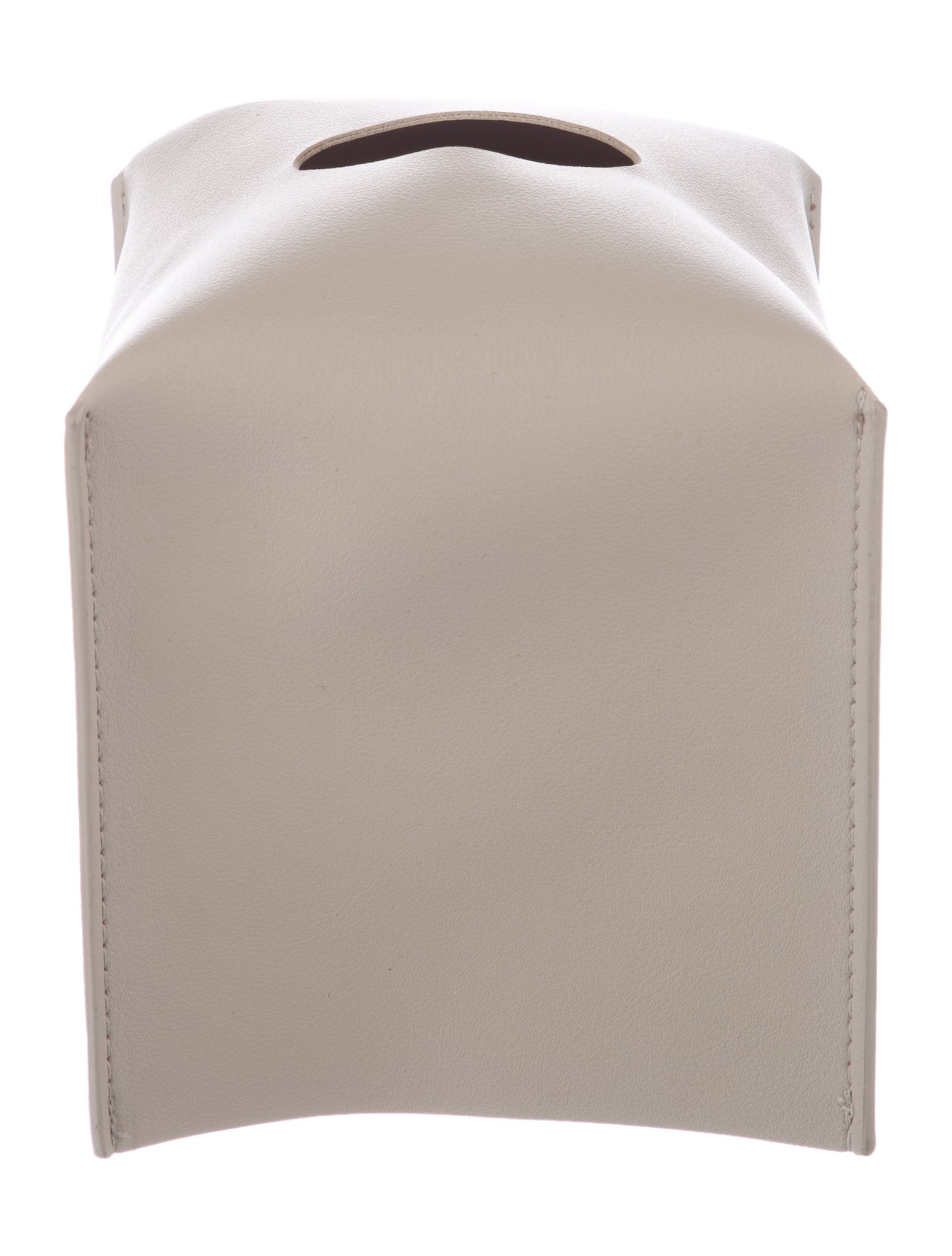 Nicole Sassaman Leather Tissue Box Cover