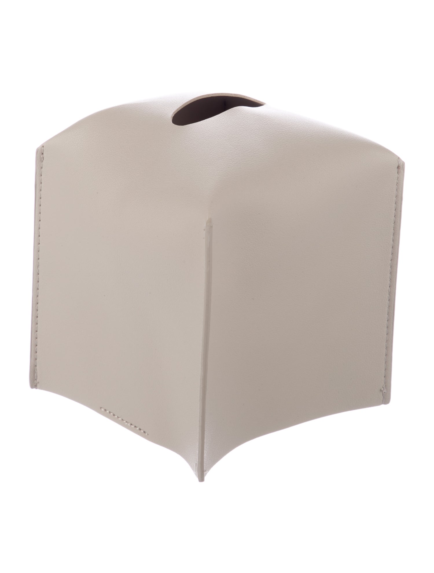 Nicole Sassaman Leather Tissue Box Cover