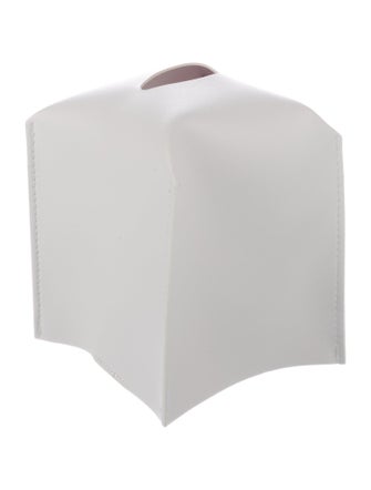 Nicole Sassaman Leather Tissue Box Cover