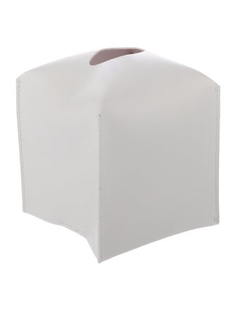 Nicole Sassaman Leather Tissue Box Cover