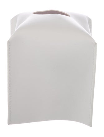 Nicole Sassaman Leather Tissue Box Cover