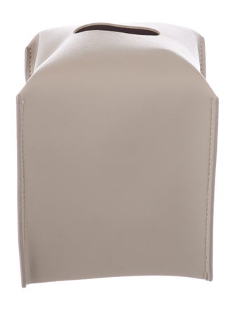 Nicole Sassaman Leather Tissue Box Cover