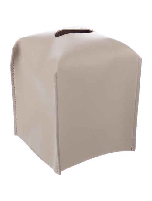 Nicole Sassaman Leather Tissue Box Cover