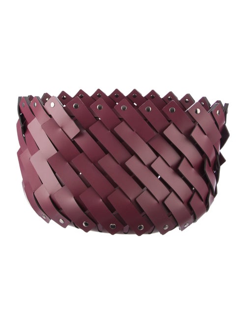 Nicole Sassaman x pinetti Woven Leather Basket
