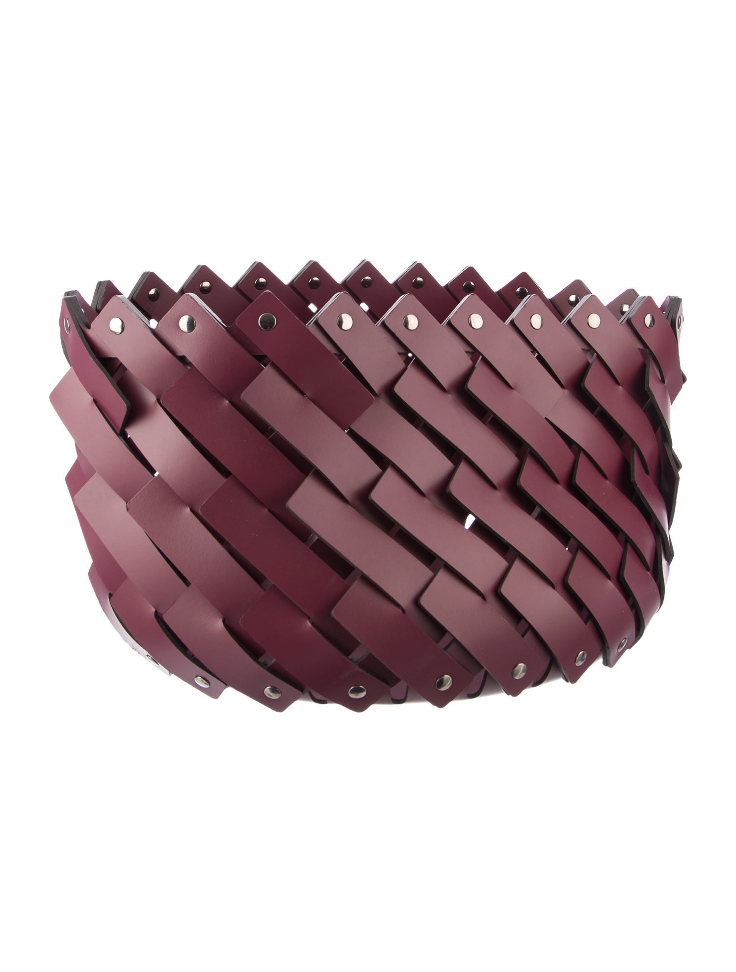 Nicole Sassaman x pinetti Woven Leather Basket