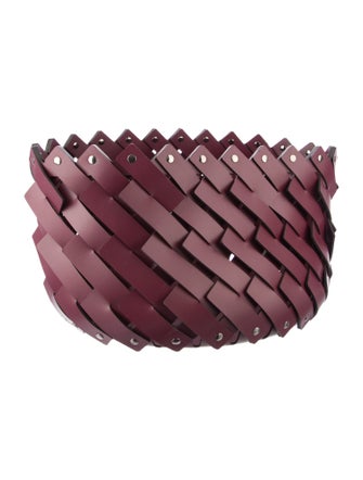 Nicole Sassaman x pinetti Woven Leather Basket