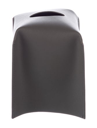 Nicole Sassaman Leather Tissue Box Cover