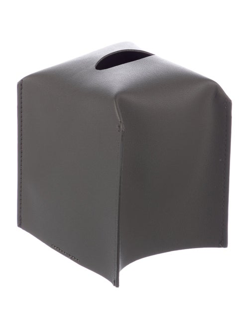 Nicole Sassaman Leather Tissue Box Cover