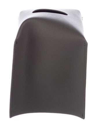 Nicole Sassaman Leather Tissue Box Cover