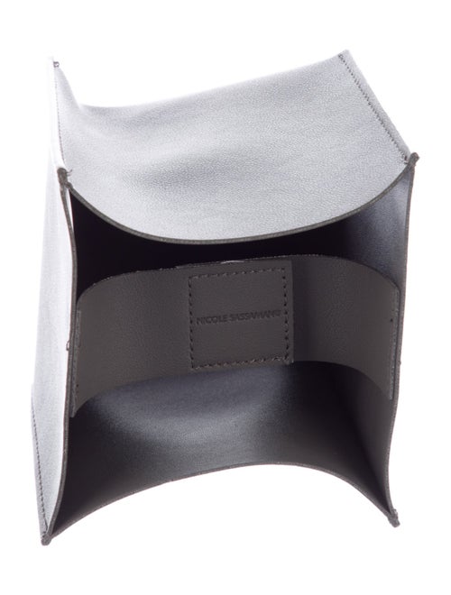 Nicole Sassaman Leather Tissue Box Cover