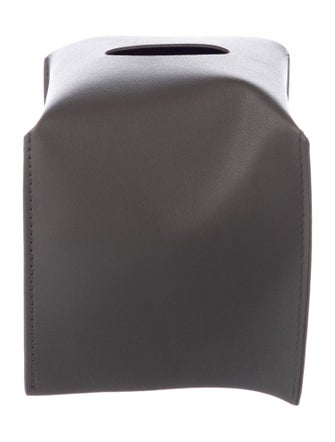 Nicole Sassaman Leather Tissue Box Cover