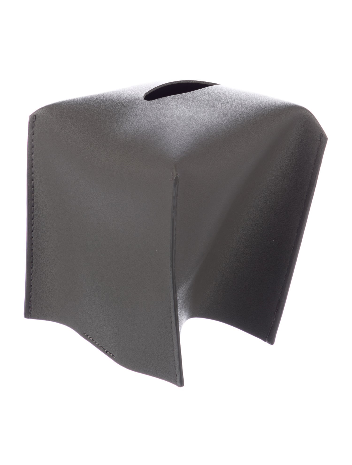 Nicole Sassaman Leather Tissue Box Cover