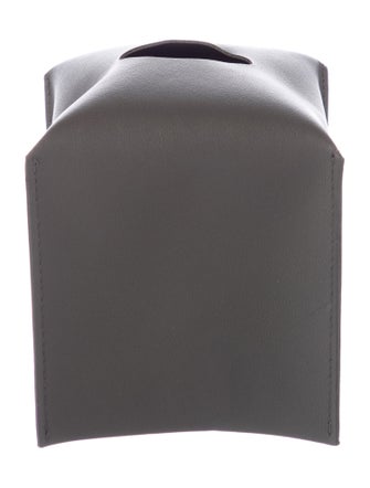 Nicole Sassaman Leather Tissue Box Cover