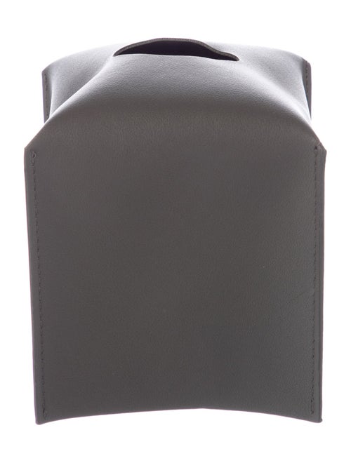 Nicole Sassaman Leather Tissue Box Cover