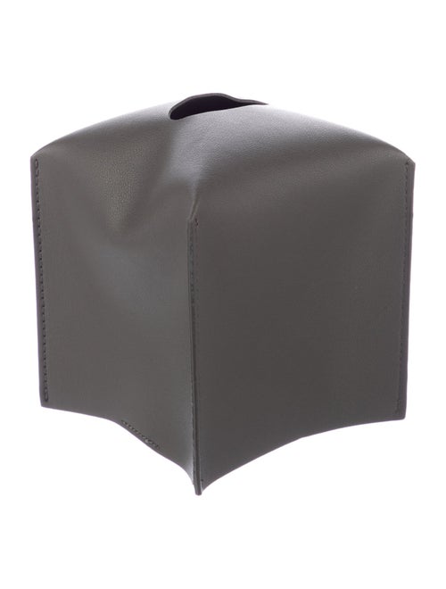 Nicole Sassaman Leather Tissue Box Cover