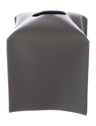 Nicole Sassaman Leather Tissue Box Cover