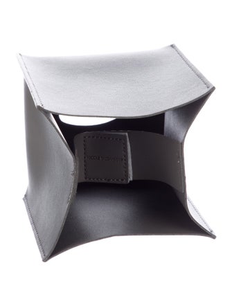 Nicole Sassaman Leather Tissue Box Cover