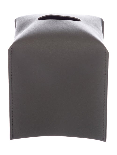 Nicole Sassaman Leather Tissue Box Cover