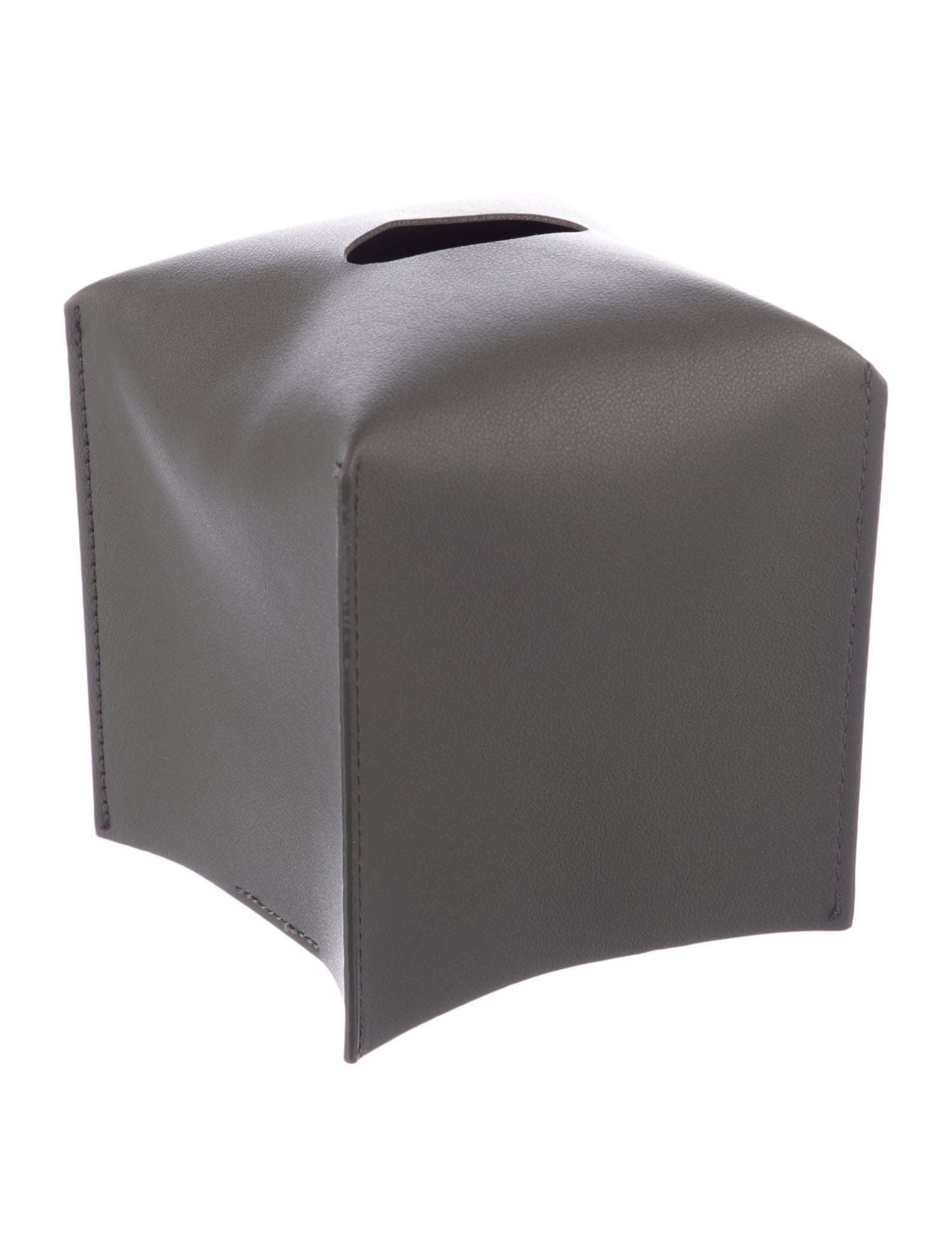 Nicole Sassaman Leather Tissue Box Cover