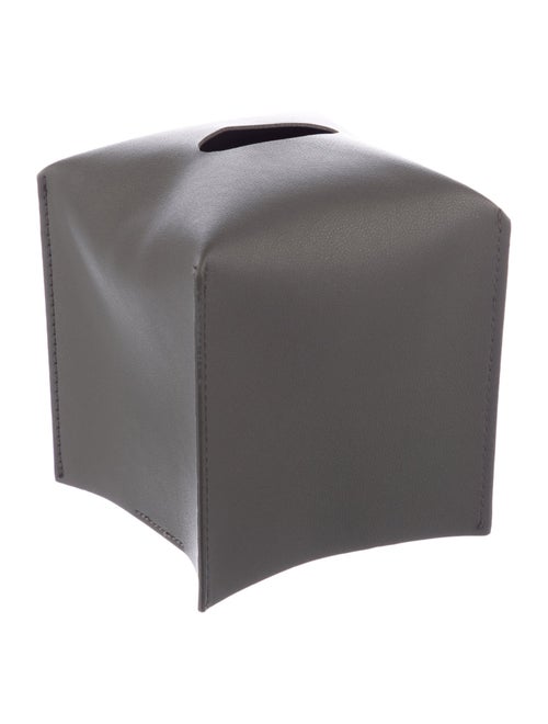 Nicole Sassaman Leather Tissue Box Cover