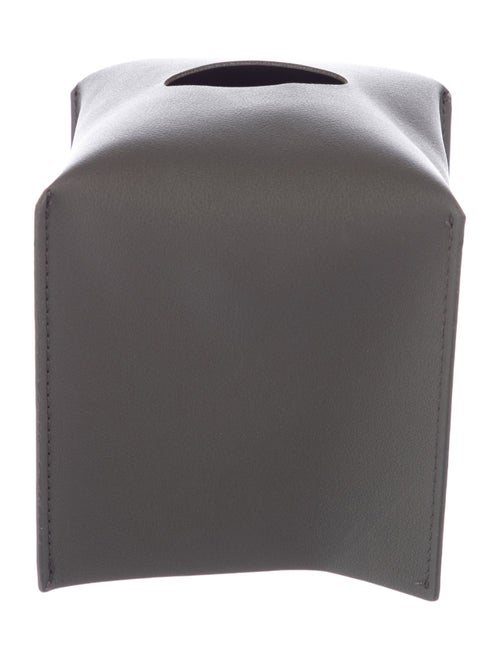 Nicole Sassaman Leather Tissue Box Cover