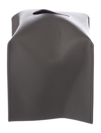 Nicole Sassaman Leather Tissue Box Cover