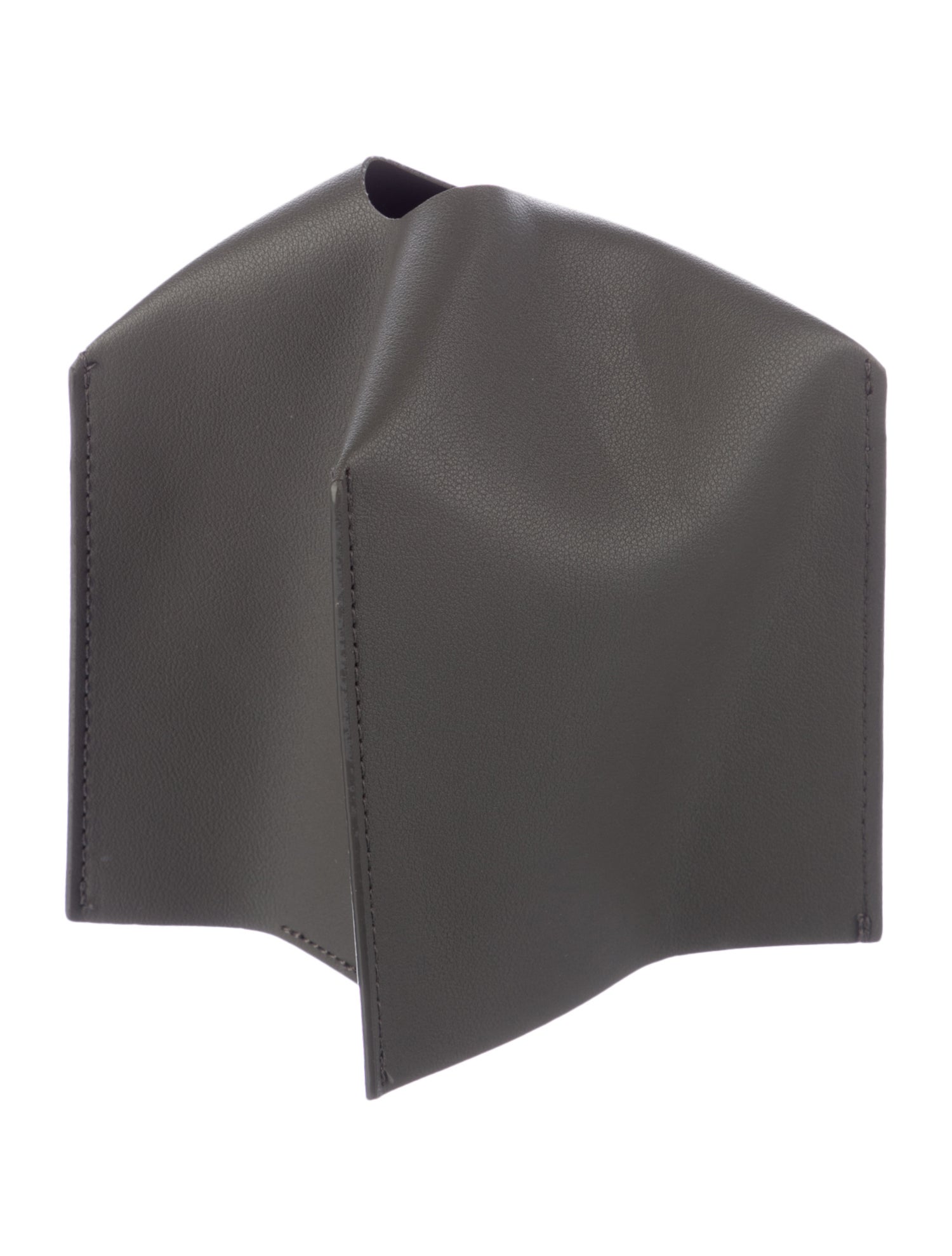 Nicole Sassaman Leather Tissue Box Cover