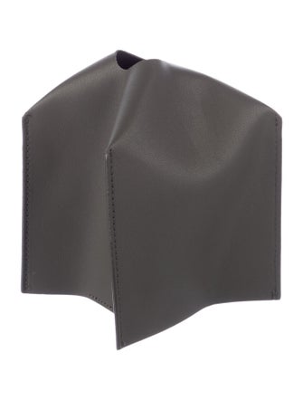 Nicole Sassaman Leather Tissue Box Cover